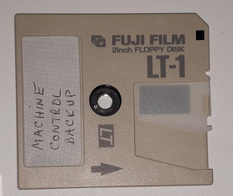 2″ floppy disk LT-1 (1989.)