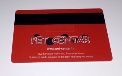 Kartica programa vjernosti s magnetnom trakom (1995.)