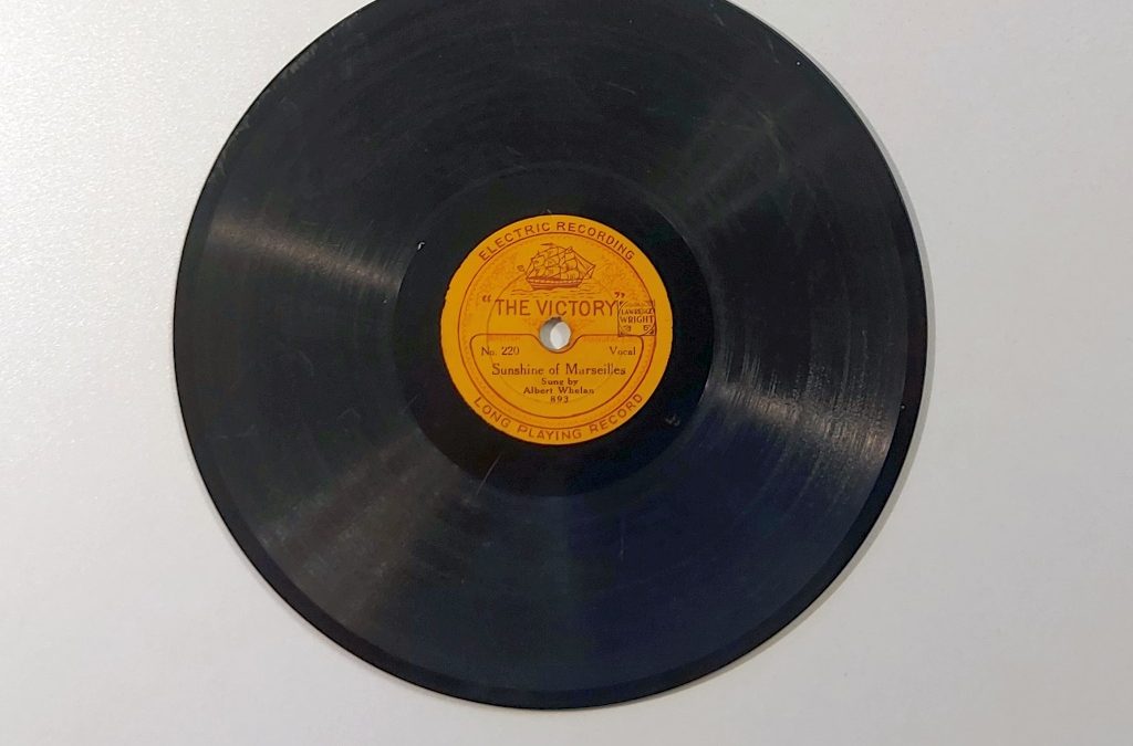 Šelak ploča od 17,5 cm (7 inča) i 78 okr/min (1897.)