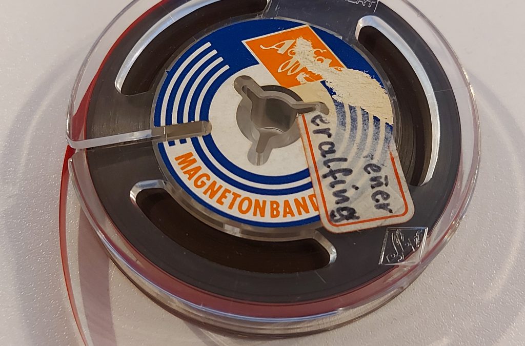 Vrpca od 6,4 mm na kolutu od 7,6 cm (1949.)