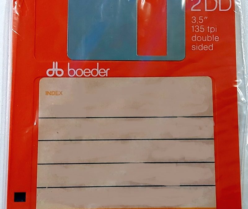3,5″ floppy disk DS/DD (2DD) (1984.)
