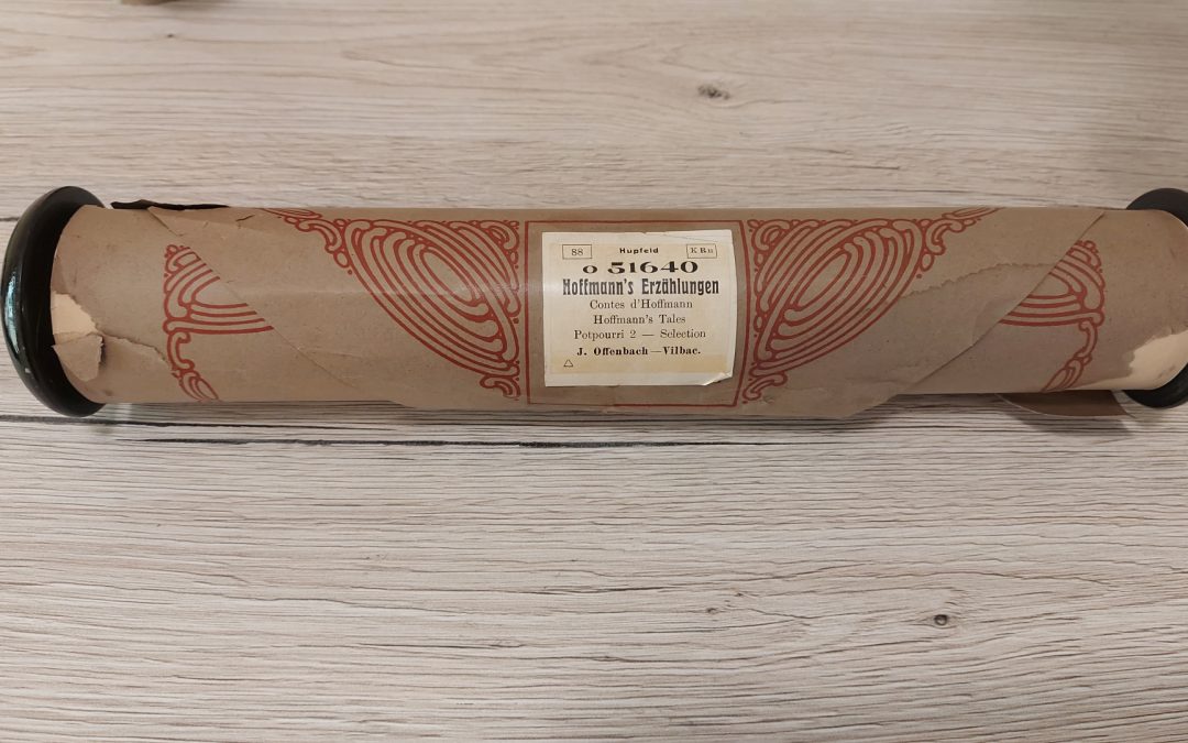 Pianola glazbeni svitak (1896.)